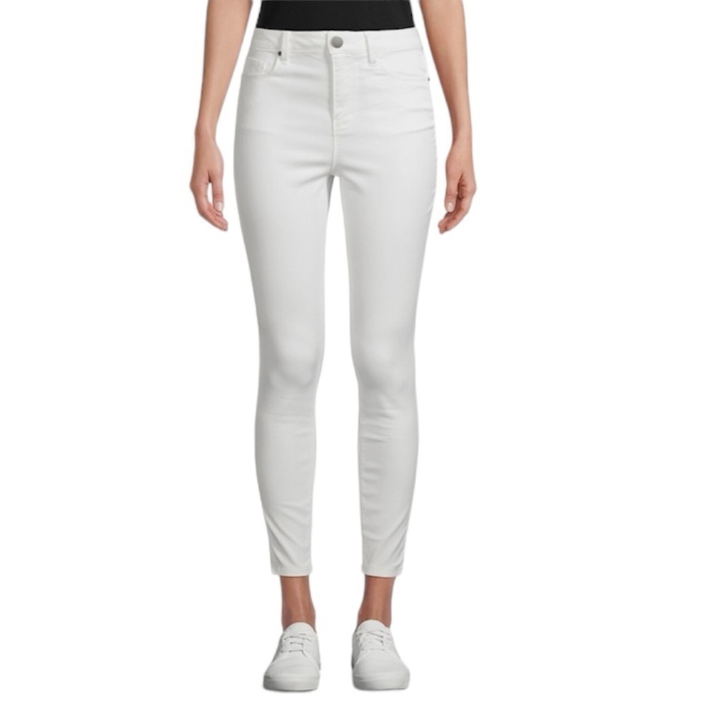 Design Lab NWT 5-Pocket High Rise Skinny Jeans in Optic White Size 31 NEW